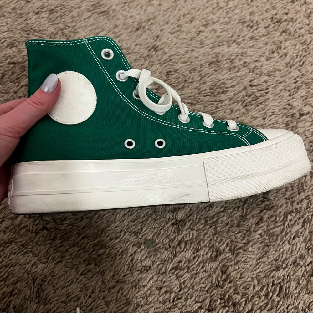 Converse Green High-Top Platform - Picture 10 of 10